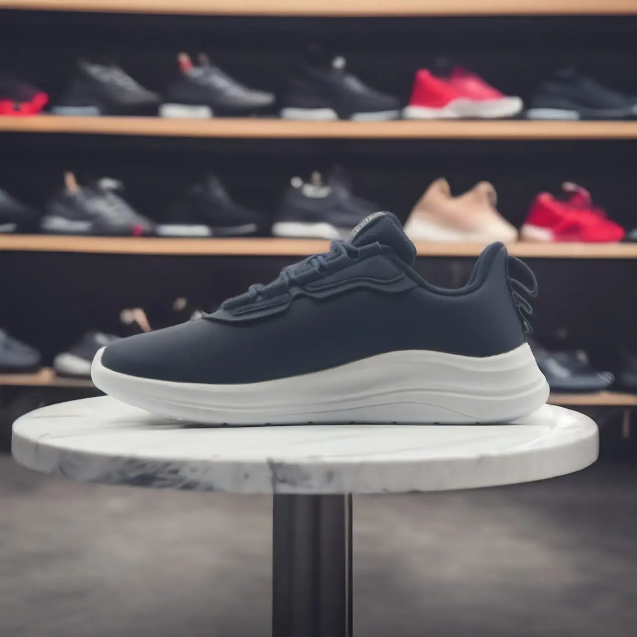 E13817E Casual Shoes NAVY/WHITE - 213.PEAK