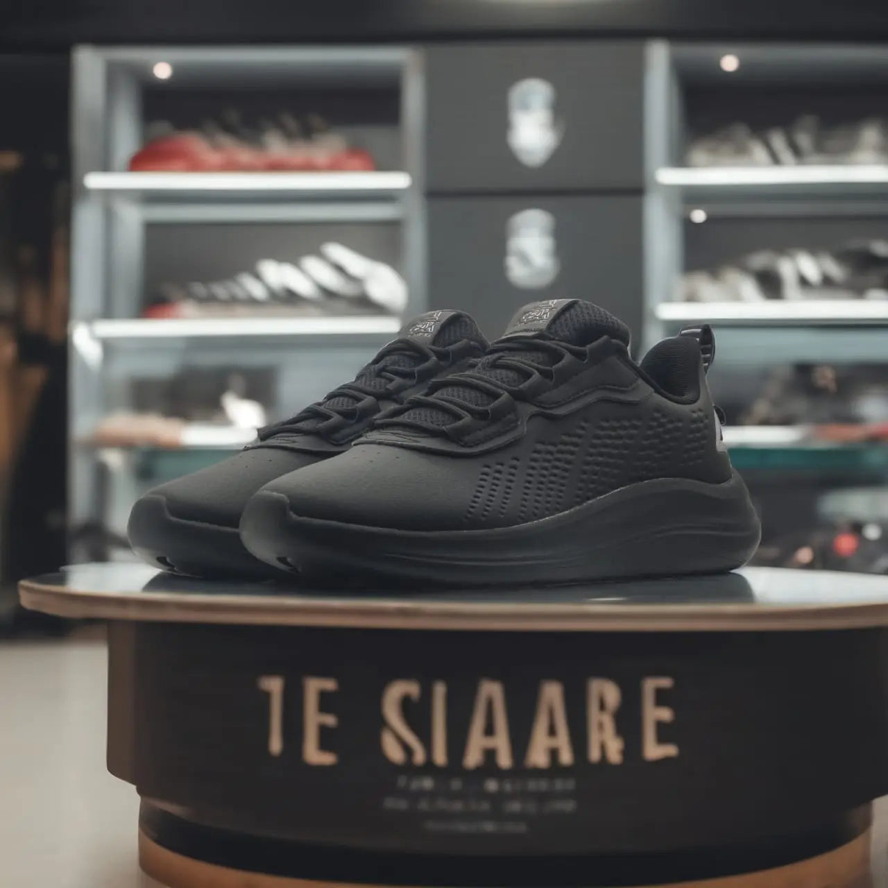 E13817E Casual Shoes ALL BLACK - 213.PEAK
