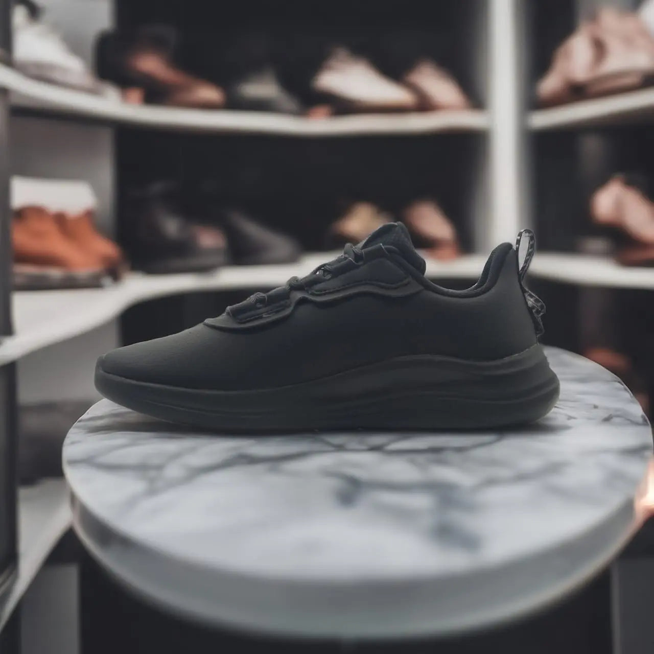 E13817E Casual Shoes ALL BLACK - 213.PEAK