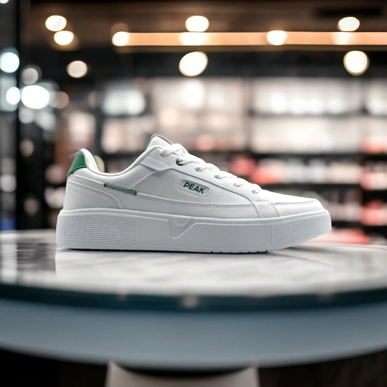 E241347B-1054 CULTURE SHOES White/Grass Green - 213.PEAK