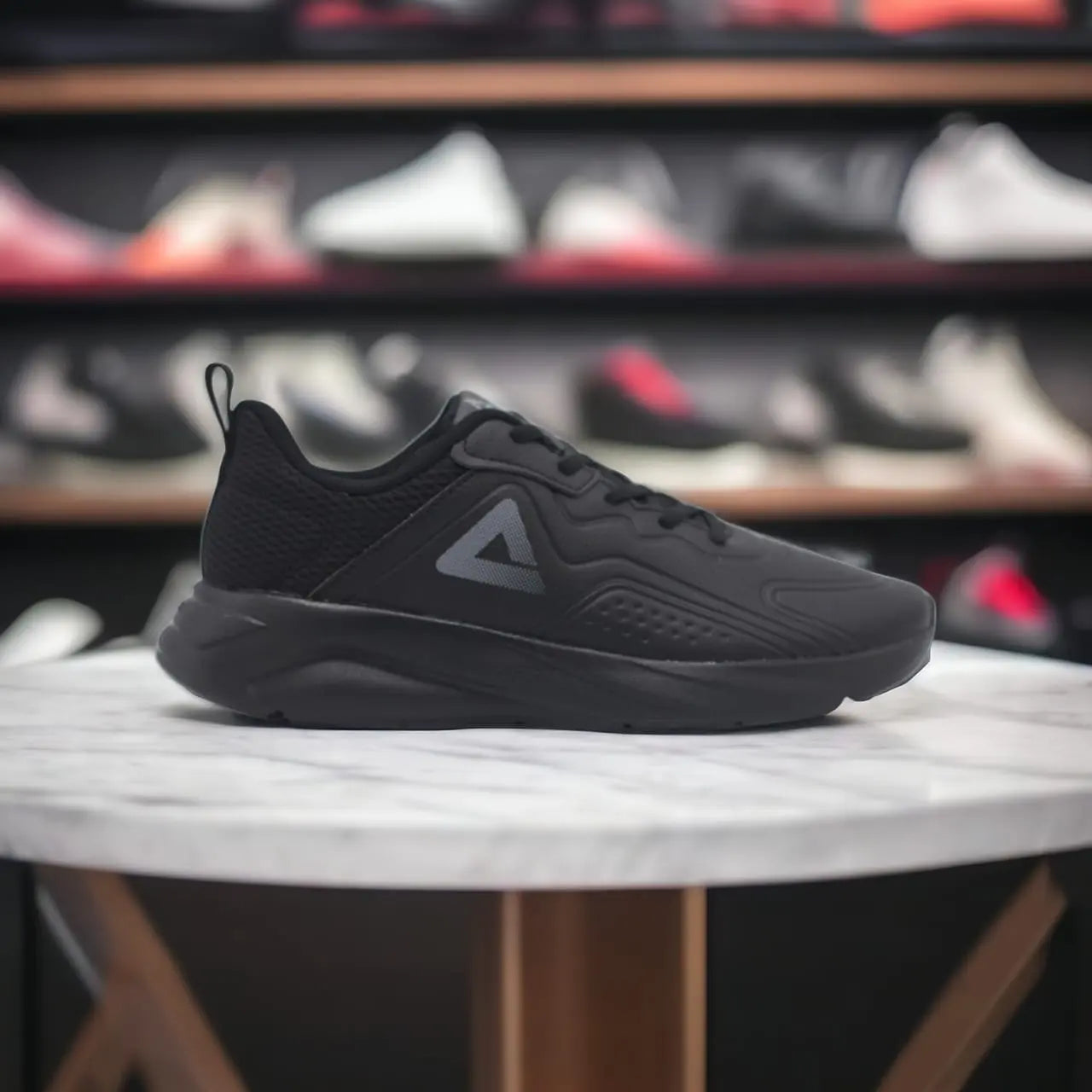 E234597J-Y291 Walking Shoes ALL BLACK - 213.PEAK