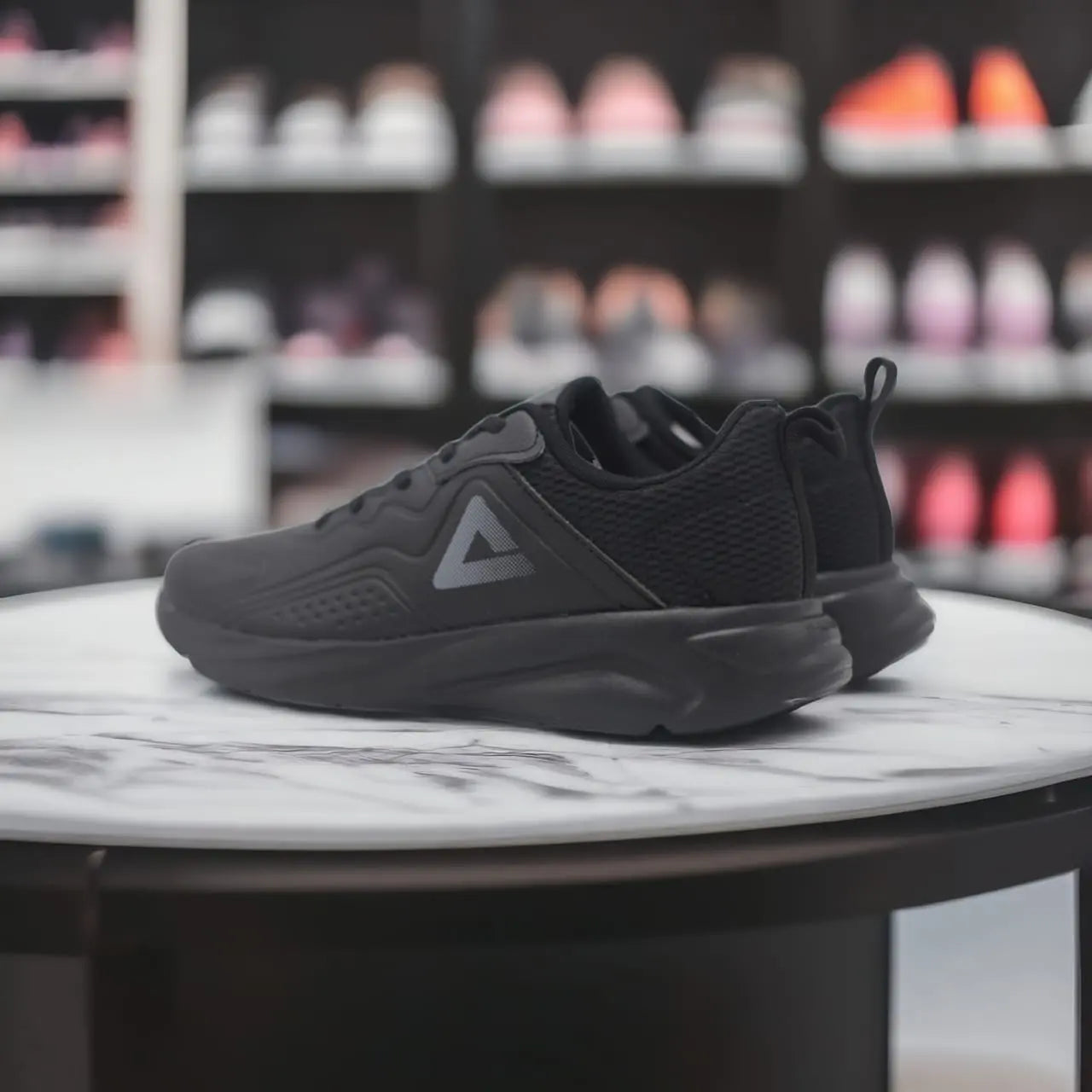 E234597J-Y291 Walking Shoes ALL BLACK - 213.PEAK