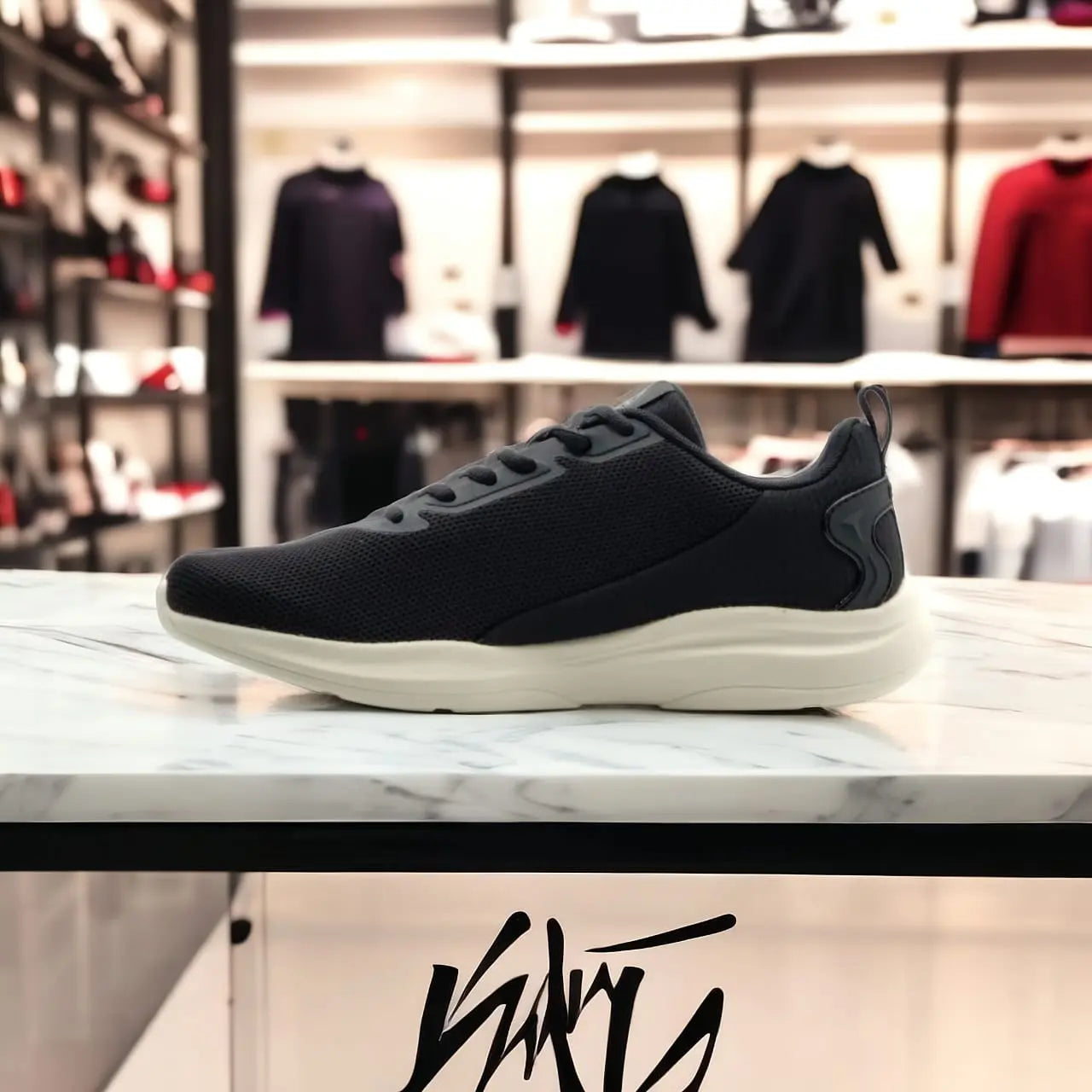 E243511J-D372 Walking Shoes BLACK/CANVAS WHITE - 213.PEAK