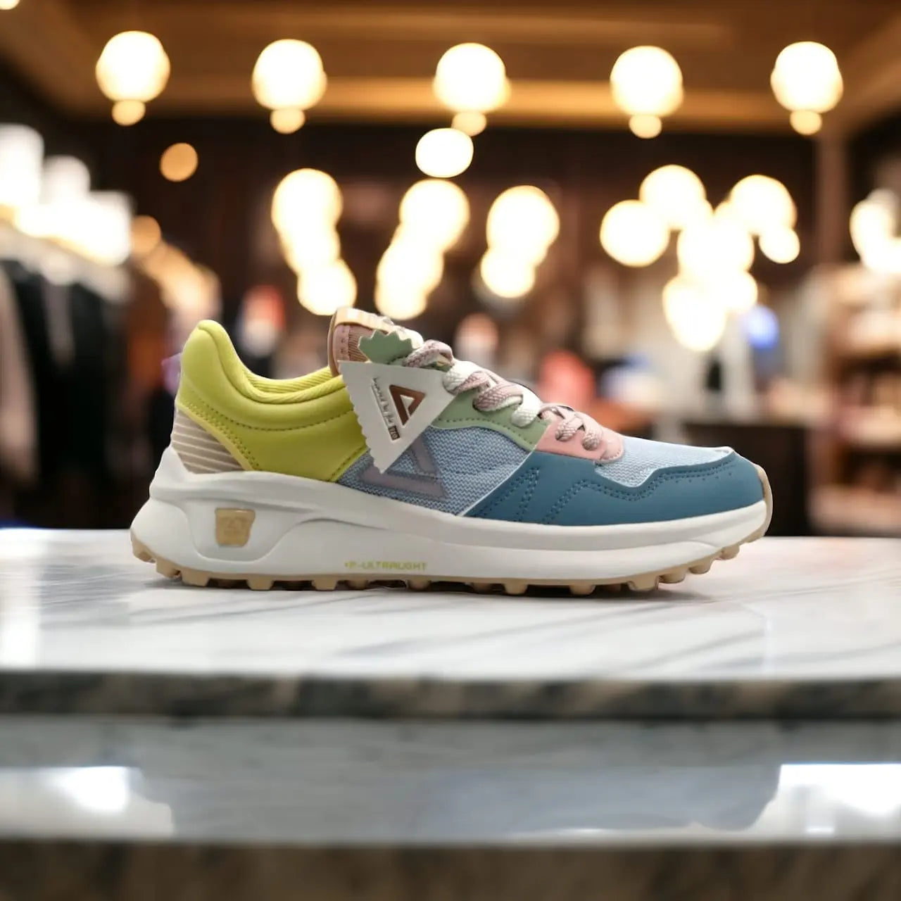 E223208E-00CU FASHION CASUAL SHOES BLUE - 213.PEAK