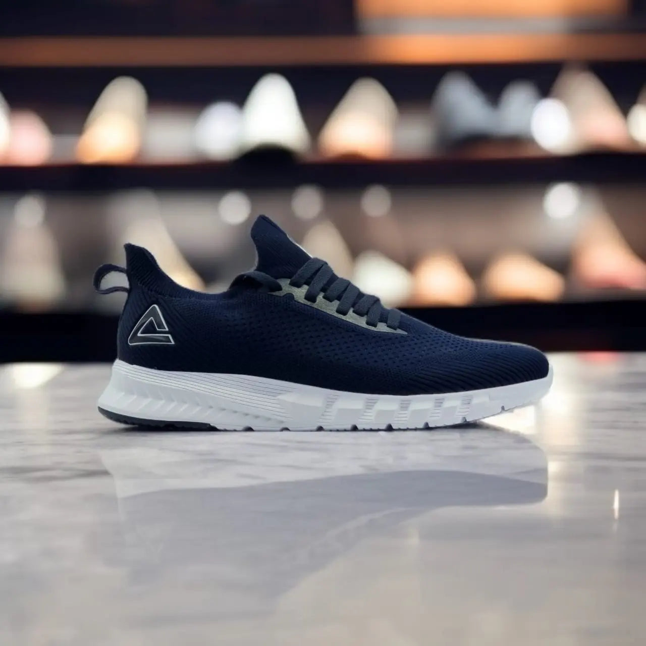 E29007H Sports Shoes NAVY/ WHITE - 213.PEAK