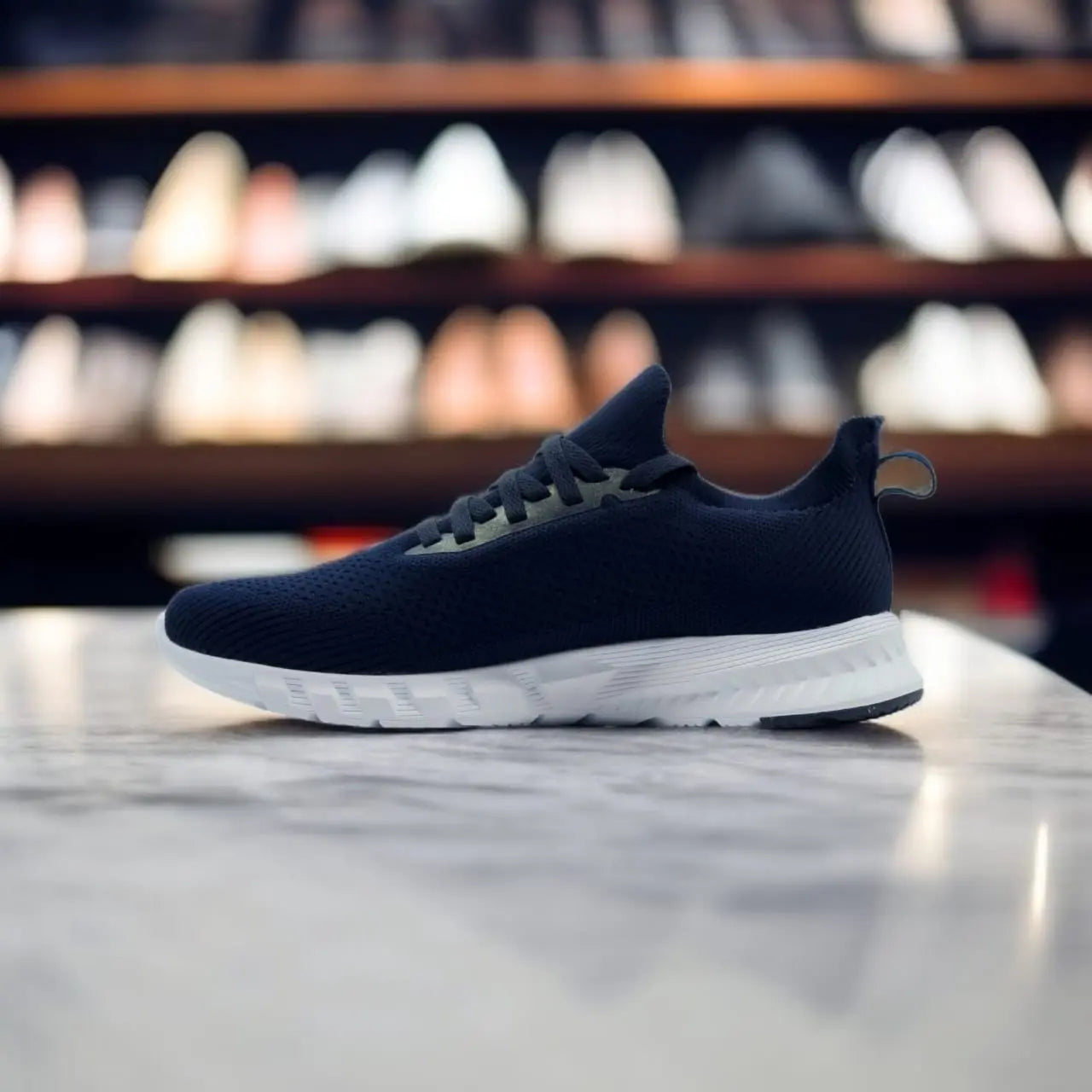 E29007H Sports Shoes NAVY/ WHITE - 213.PEAK