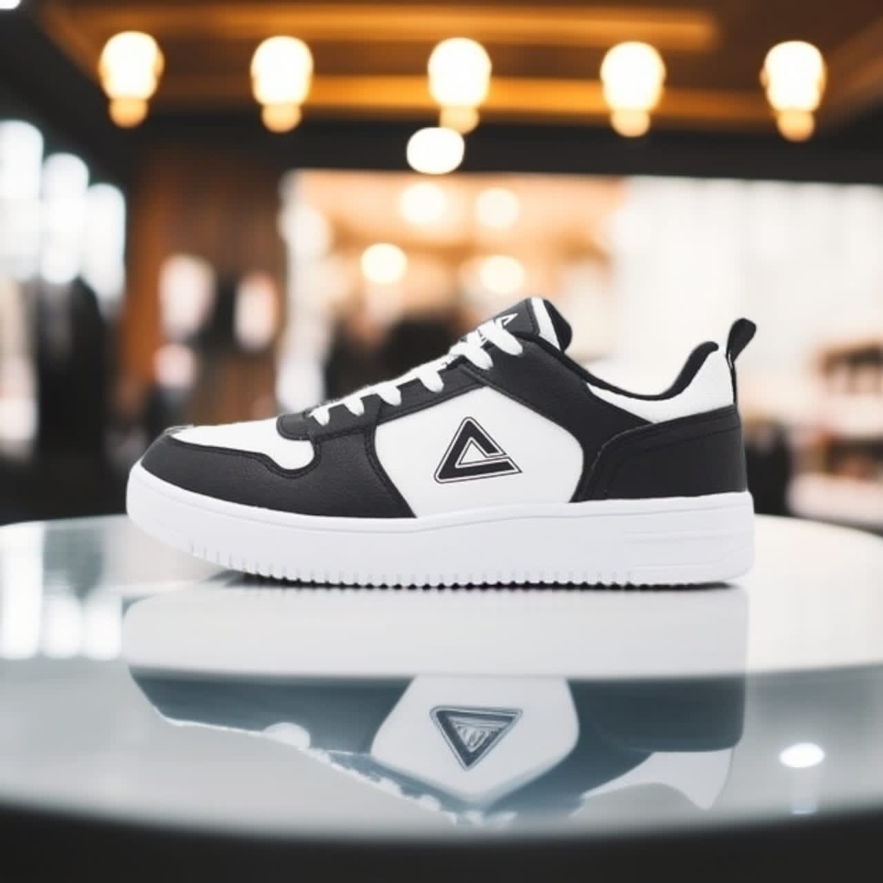 E234857B-2010 CULTURE SHOES BLACK / WHITE