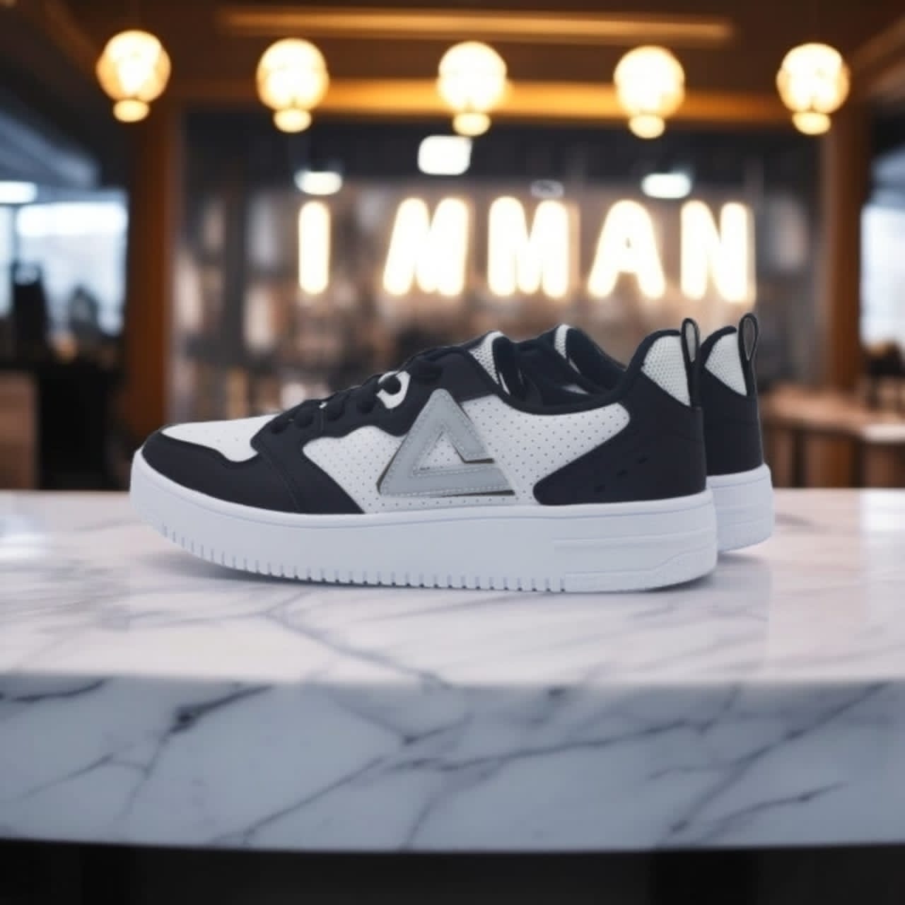E242447B-1020 CULTURE SHOES WHITE/BLACK