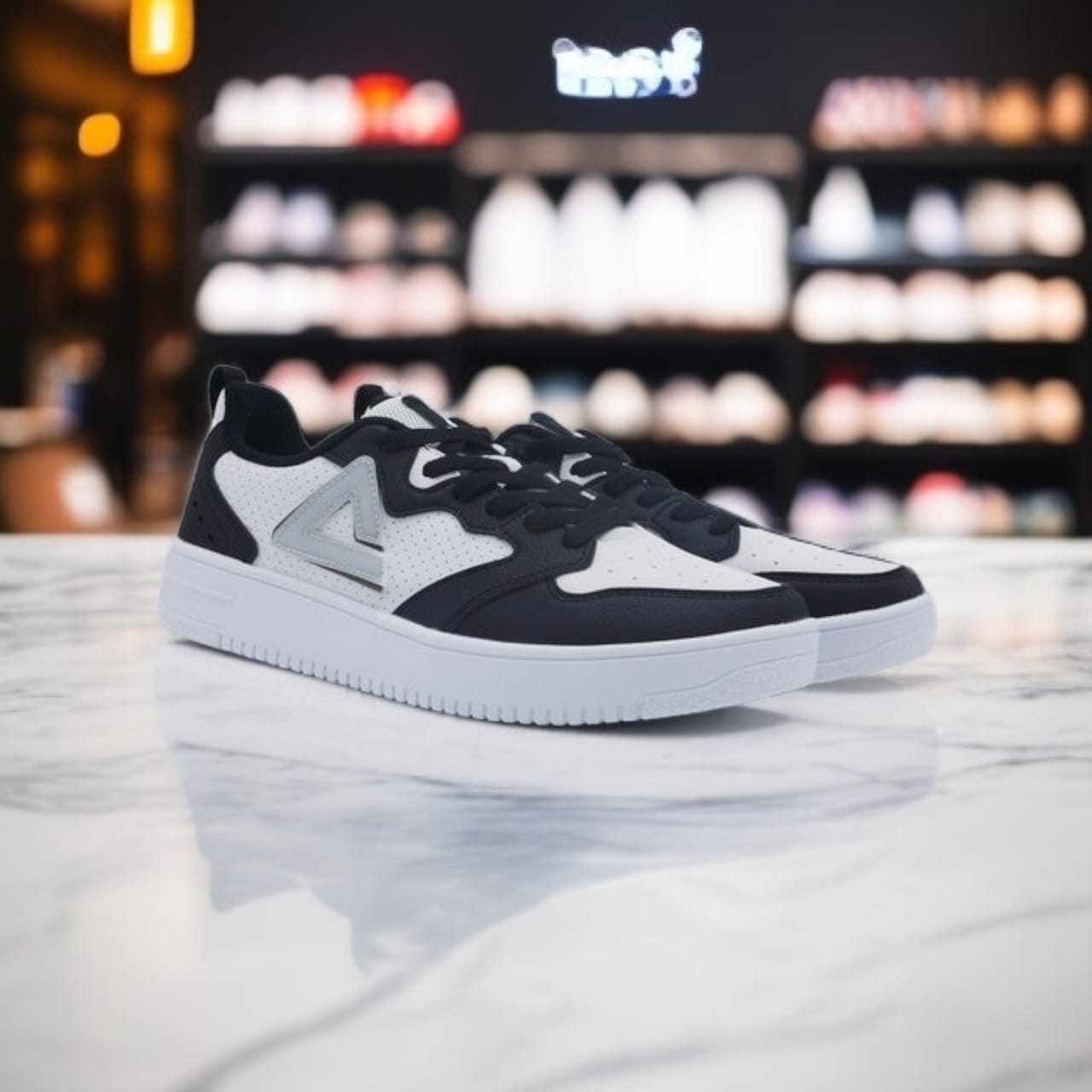 E242447B-1020 CULTURE SHOES WHITE/BLACK