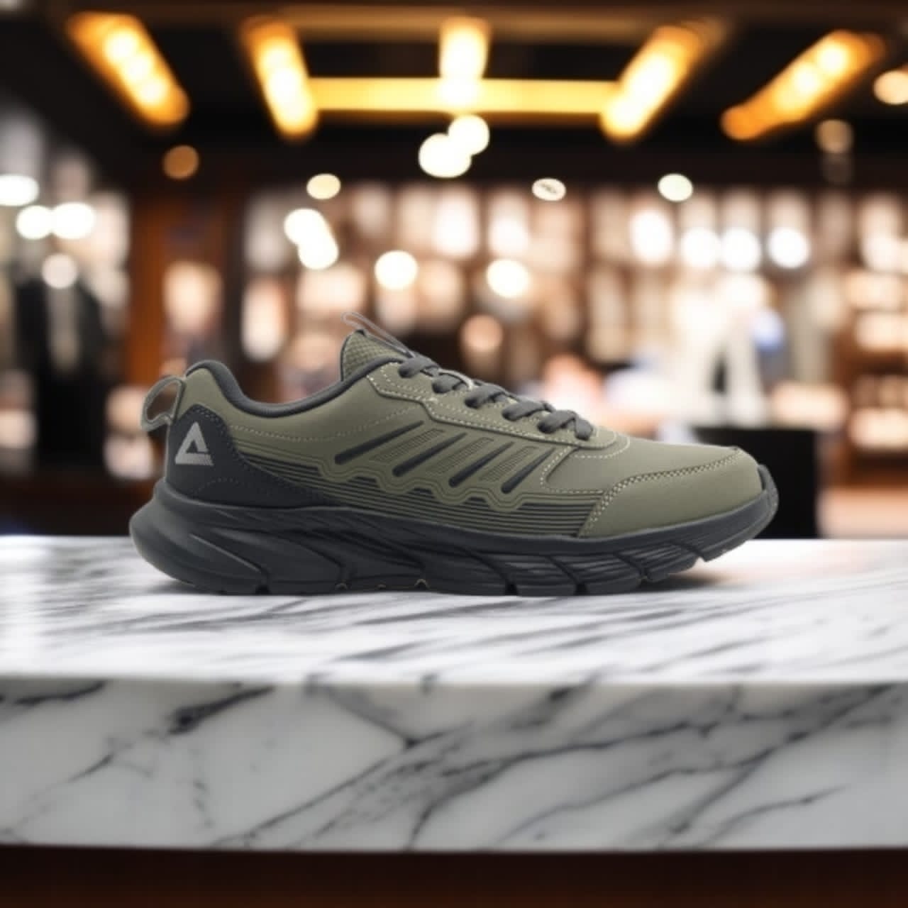 E244287H-00B1 RUNNING SHOES Ash Green