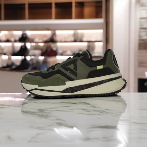 ET34387E-008H RETRO CASUAL SHOES Light army green /black