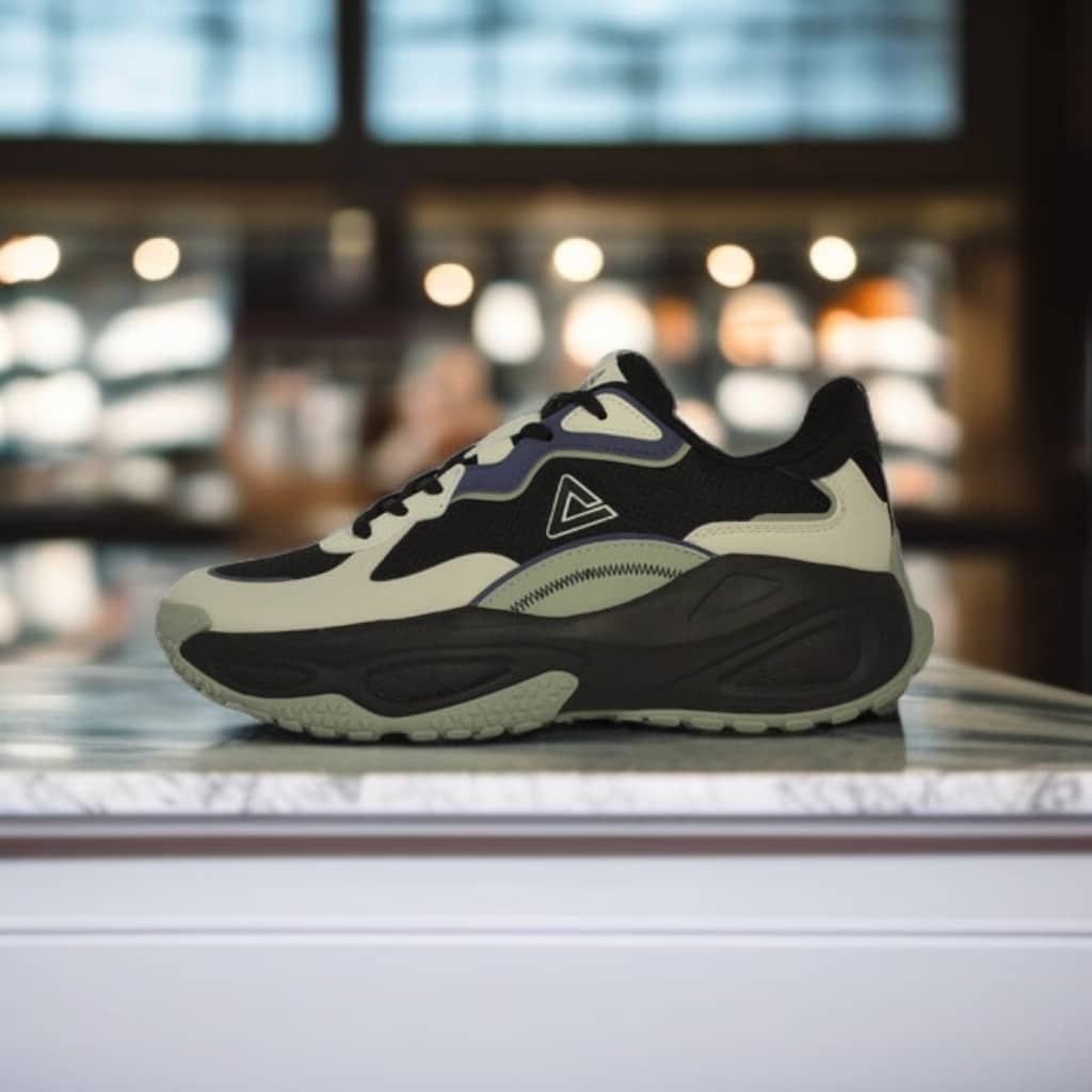 A1EXT51697E-2056 RETRO CASUAL SHOES Black/Apple