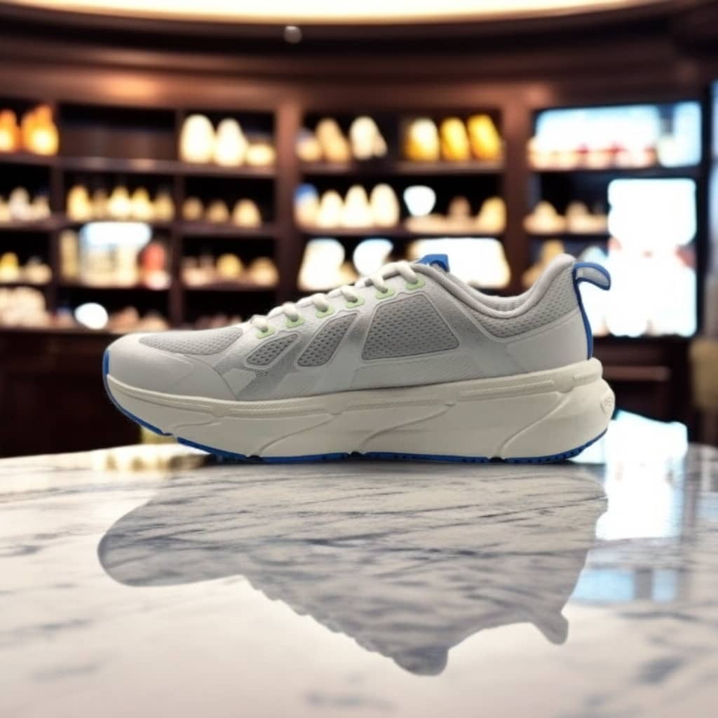 A1EWT51707J-Z499 WALKING SHOES MILKY WHITE/ BLUE