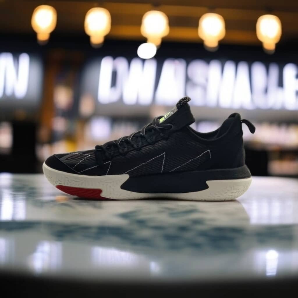 A1EXT51081A-0020 BASKETBALL MATCH SHOES BLACK