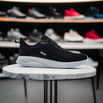 E221211E  Walking Shoes BLACK/WHITE - 213.PEAK