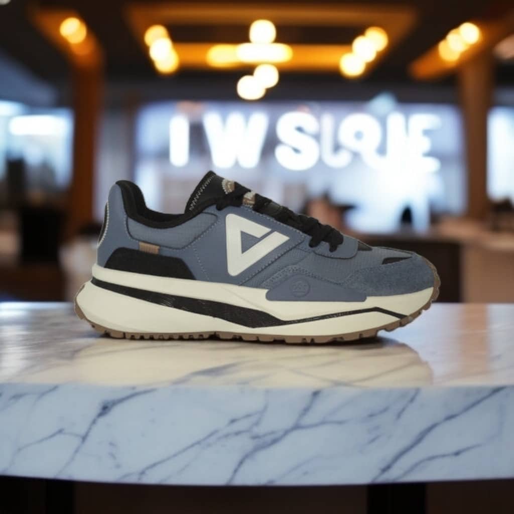 A1ET34387E-G120	RETRO CASUAL SHOES Dark blue / black