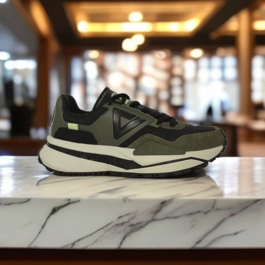 ET34387E-008H	RETRO CASUAL SHOES Light army green /black