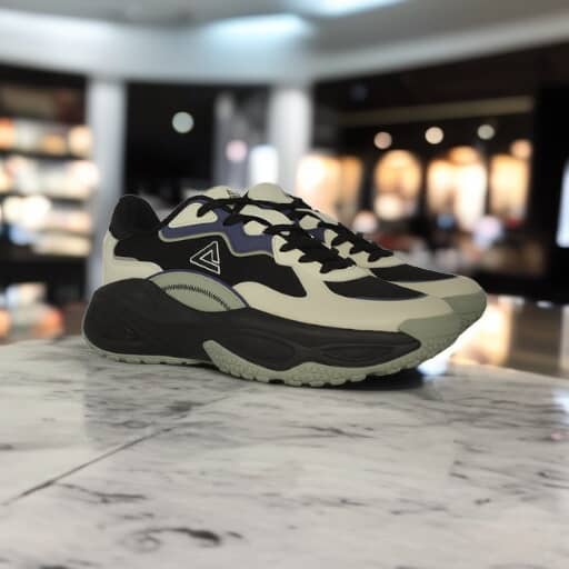 A1EXT51697E-2056	RETRO  CASUAL SHOES Black/Apple