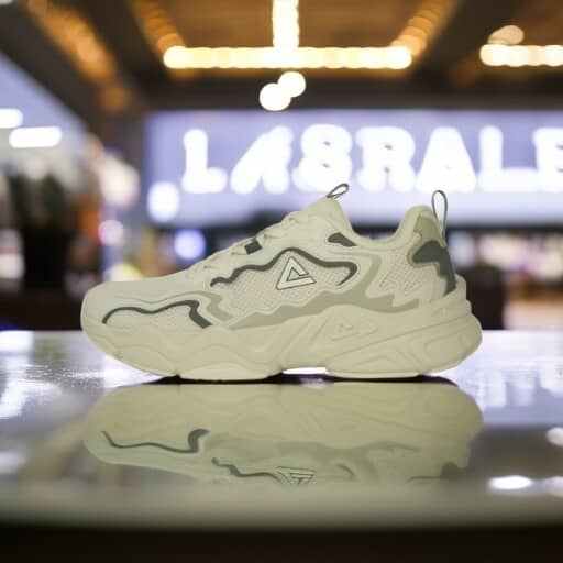 A1EXT51567E-Z483	RETRO CASUAL SHOES CANVAS WHITE / GREEN