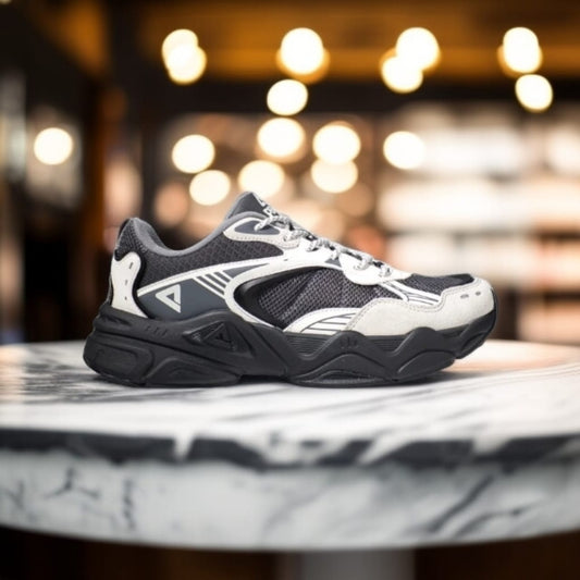 A1ET34147E-Z466 SPORTS SHOES-WHITE/ BLACK /DK.GREY