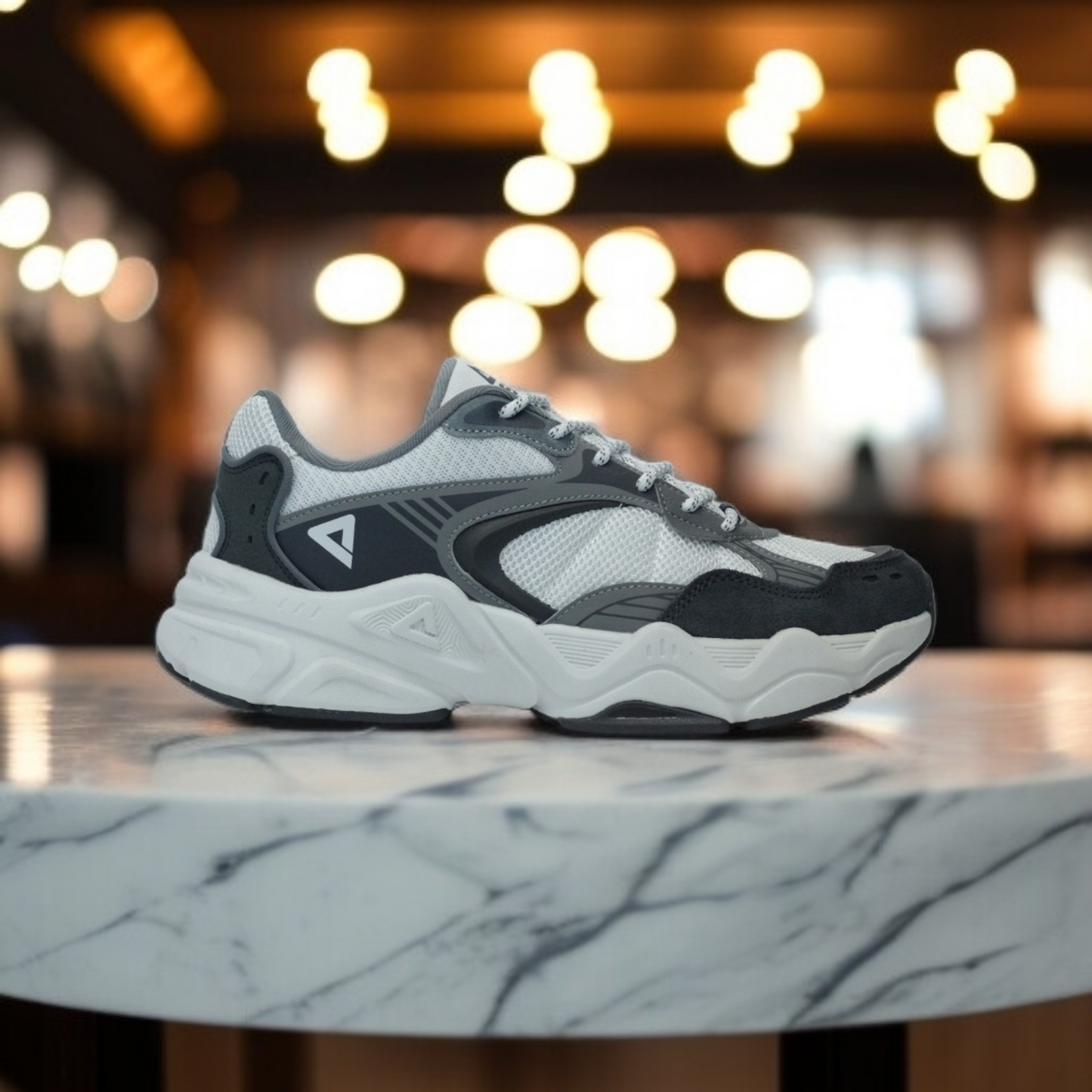 A1ET34147E- SPORTS  SHOES-  WHITE / MID GREY