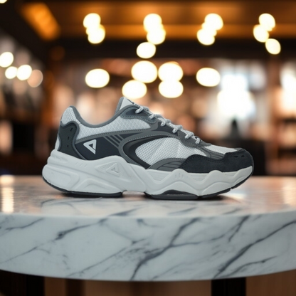 A1ET34147E- SPORTS  SHOES-  WHITE / MID GREY